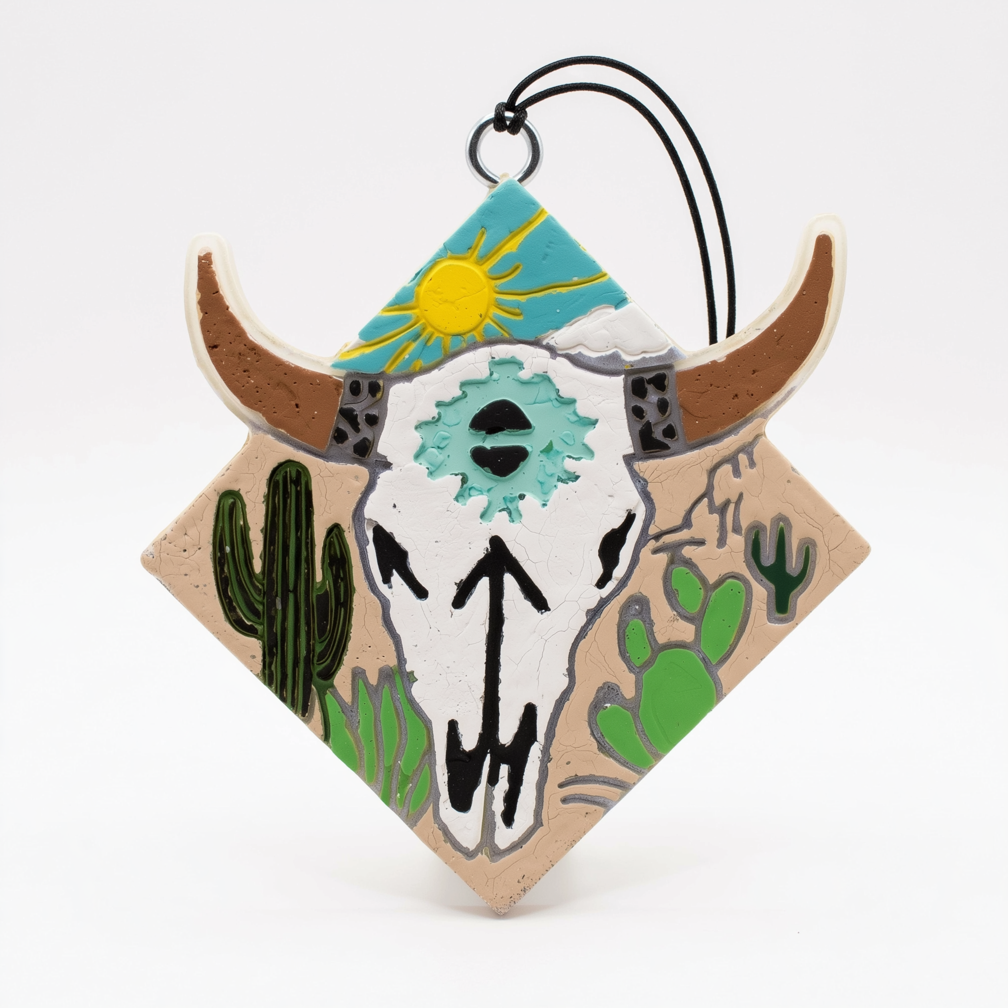 Sun, Skull & Cactus Freshie