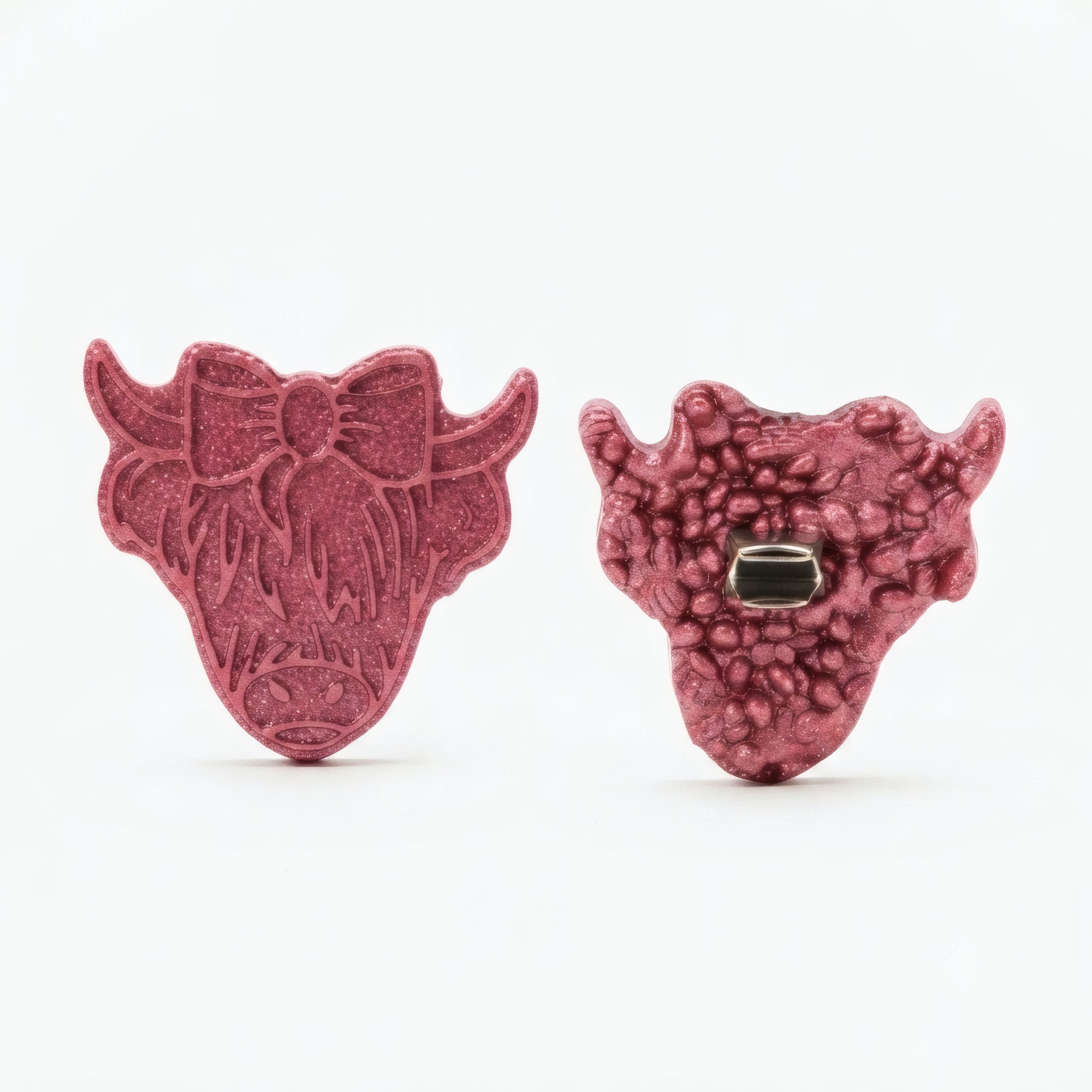 Pink Bowed Bull Air Vent