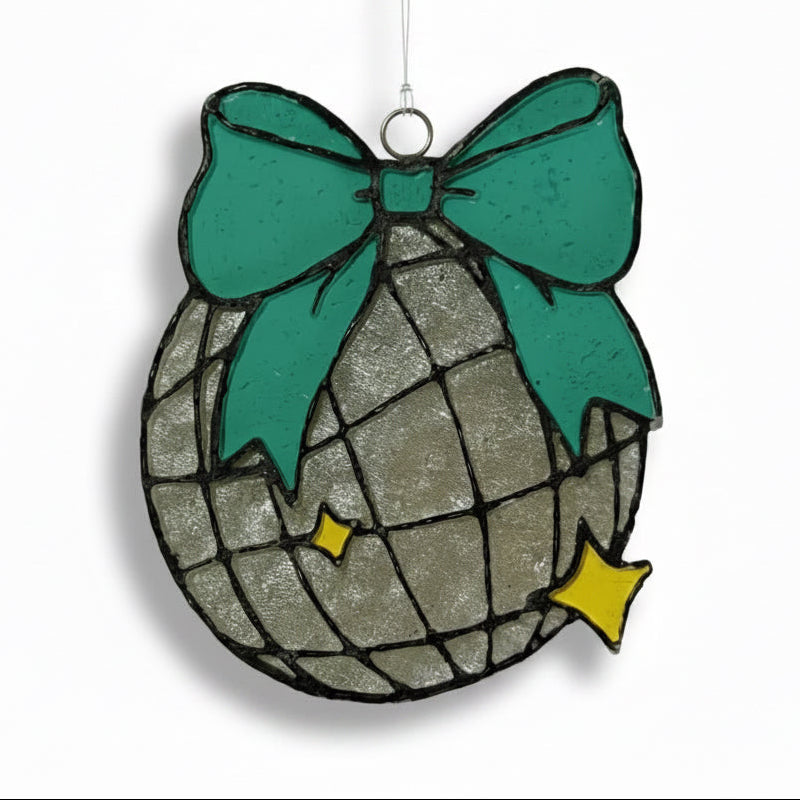 Bowed Disco Ball Freshie